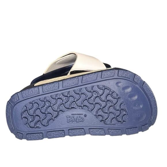 Women Birkenstocks Birki Samoa Leather Slip-On Slide Sandal Size 4 Beige - Picture 6 of 7